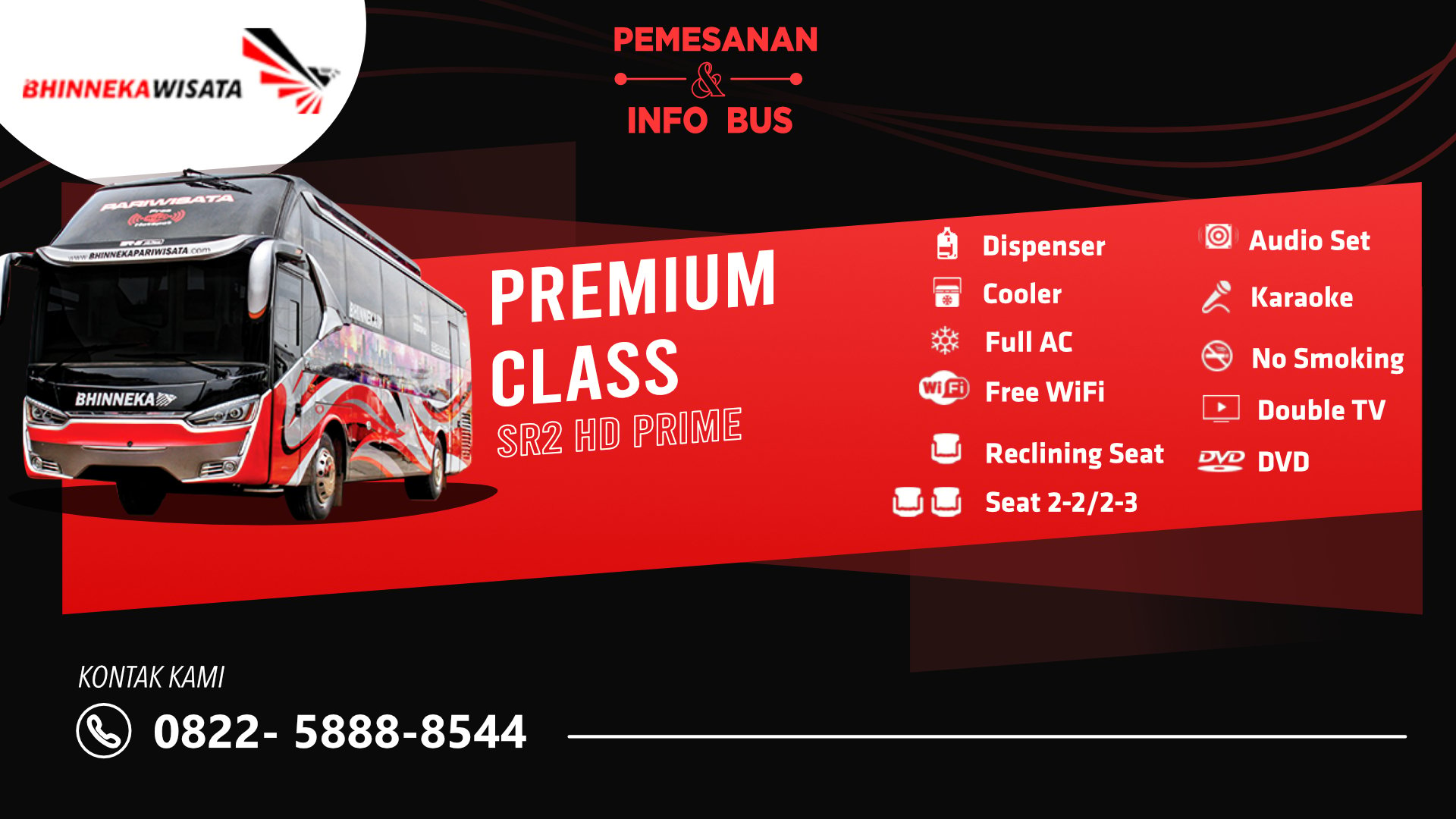 Sewa Bus Bhinneka Wisata Dan Nikmati Kenyamanannya